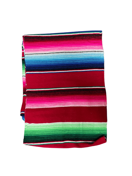 Red Sarape Saltillo Table Runner