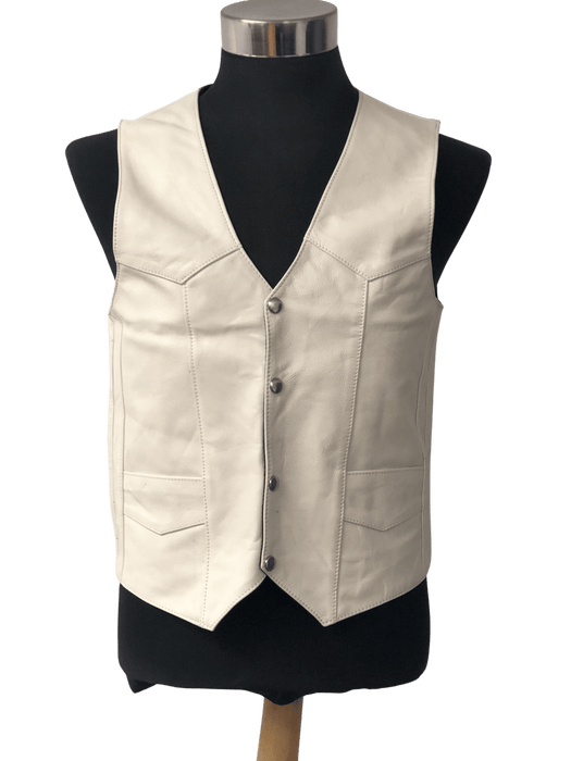 White Cowboy Western Vest