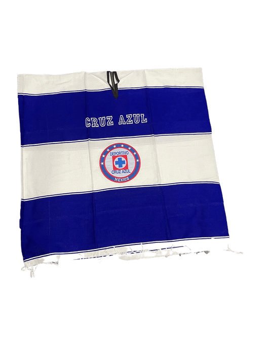 Dark Blue Cruz Azul Poncho / Gaban - CLEAR