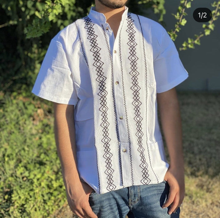 White Guayabera Shirt