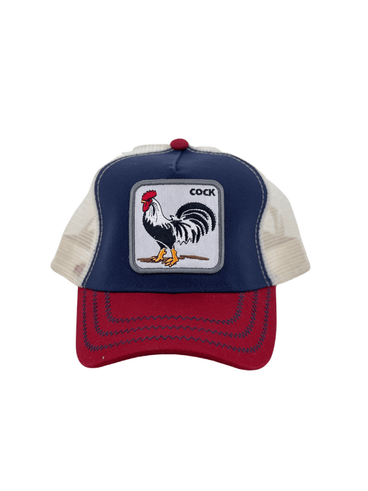 Cock Navy Blue with Red and White Snapback / Gorra
