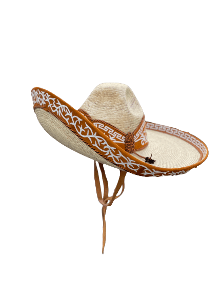Sombrero Charro de Trigo - Miel