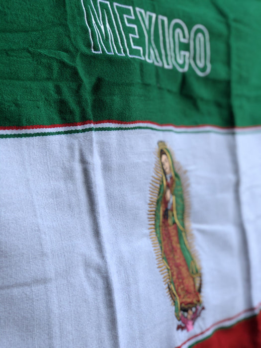 Virgen de Guadalupe Tri Color Poncho/Gaban