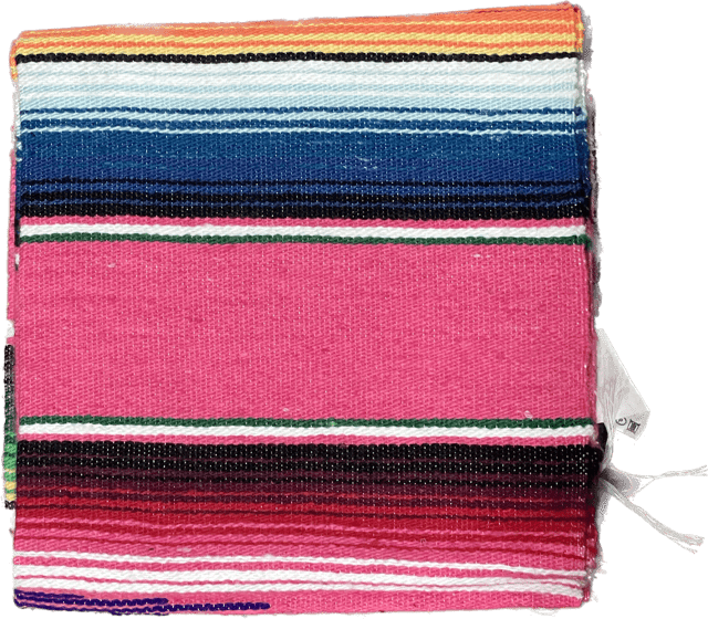 Pink XX Small Sarape Saltillo