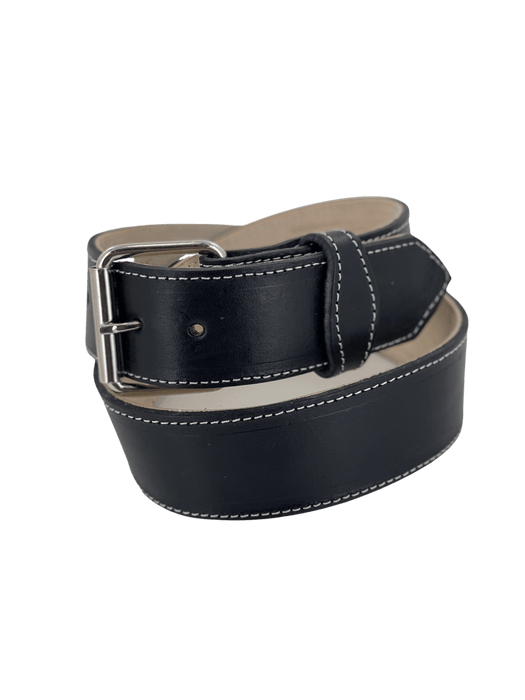 Black Heavy Duty Utility Leather Belt