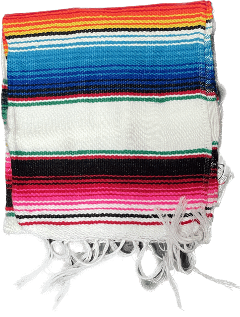 White XX Small Sarape Saltillo