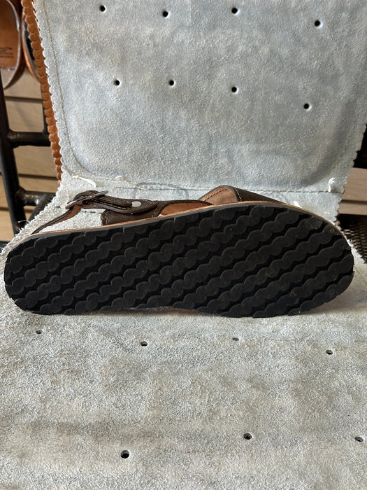 Brown Ostrich / Avestruz Cruzado Huarache