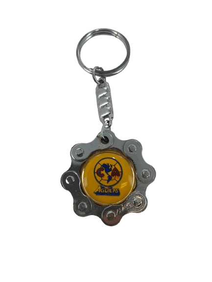 Milan 1889 Football enameled metal key ring| La Bottega del Dido Milan 1889 Football enameled metal key ring| La Bottega del Dido