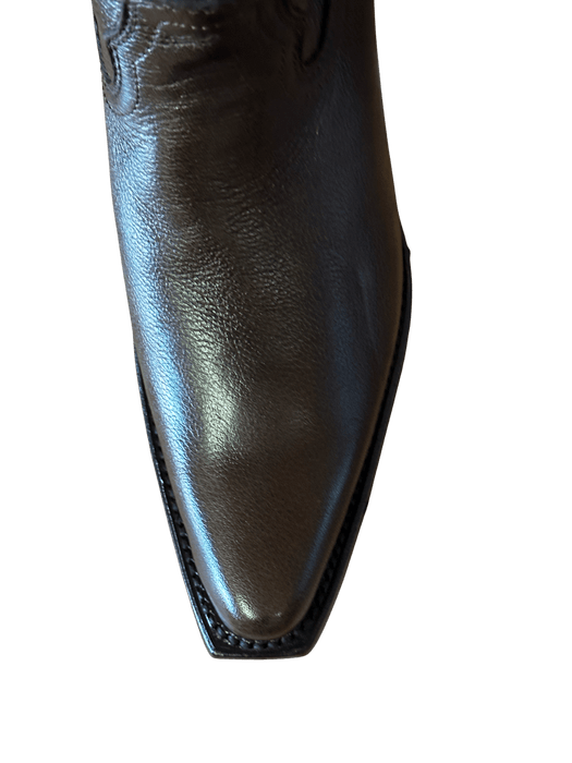 Women's Brown Tall 22" Knee High Snip Toe Rodeo Boot