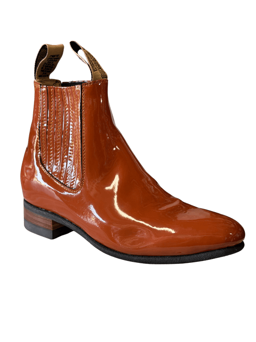 Miel Charol Rubber Sole Botin Charro