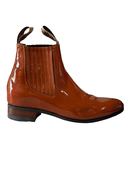 Miel Charol Rubber Sole Botin Charro