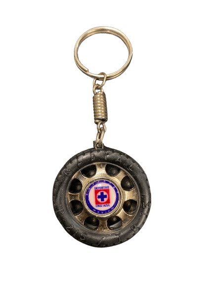 Mexico Soccer Teams Tire Keychain