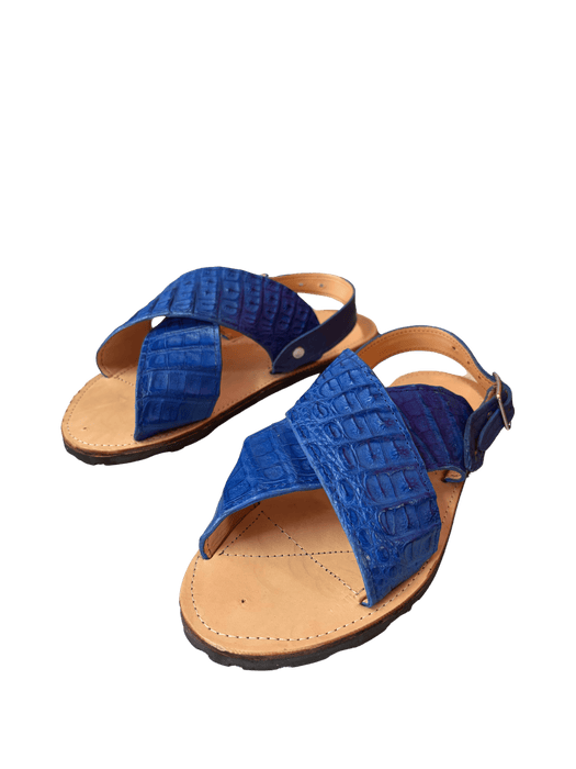 Royal Blue Crocodile / Caiman Cruzado Huarache