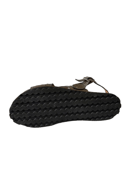 Gray Ostrich / Avestruz Cruzado Huarache