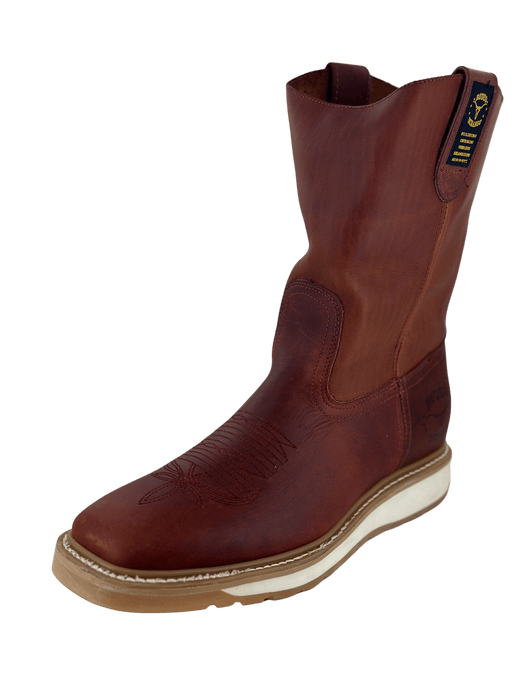 Chedron Roper Square Toe Double Density Rubber Sole Work Boot