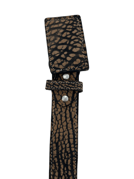 Tan Cuello de Toro Leather Belt