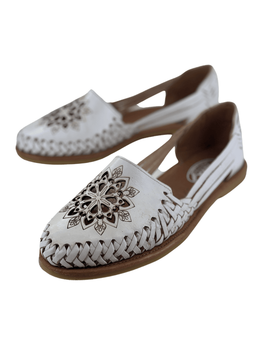 White sales huaraches sale