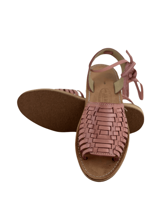 Rosa Pastel Open Toe Wrap Around Heel Huarache