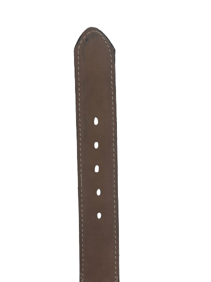 Tan Plain 1 3/4" Western Leather Belt