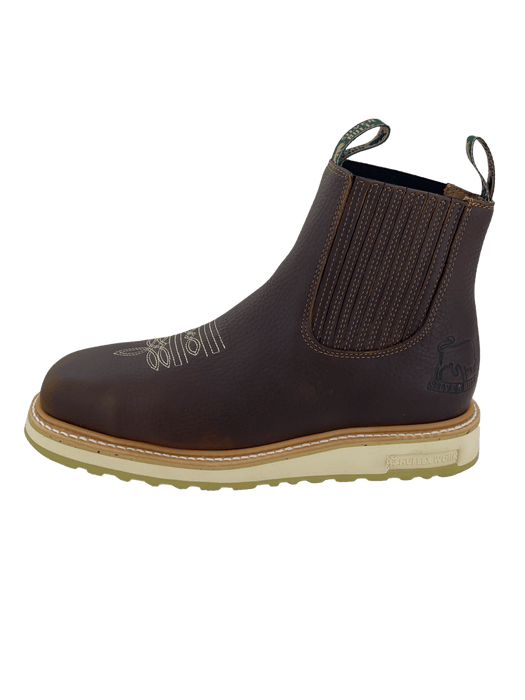 Ocre Square Toe Double Density Work Botin Rodeo