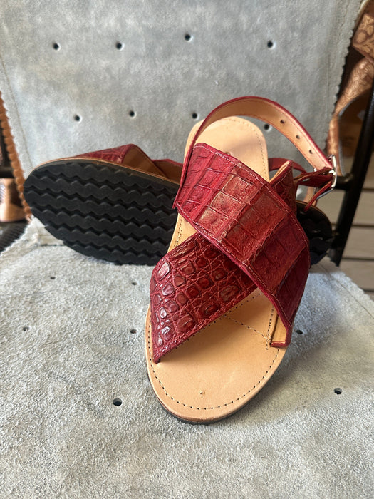 Red Crocodile / Caiman Cruzado Huarache