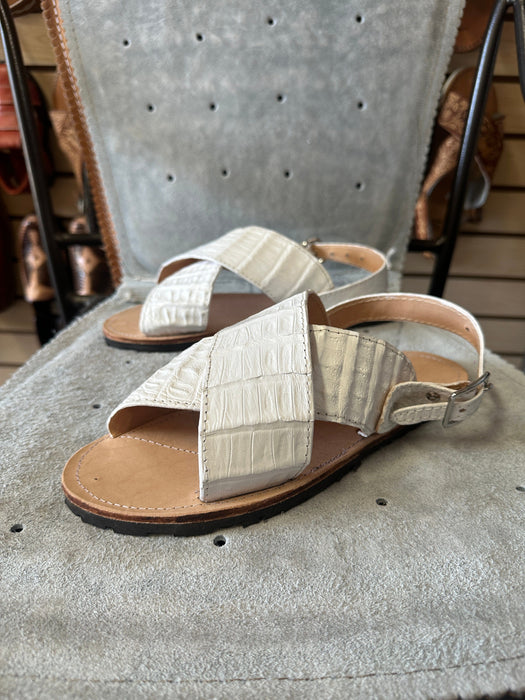 White Crocodile / Caiman Cruzado Huarache