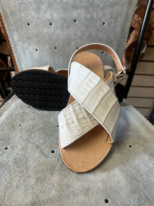 White Crocodile / Caiman Cruzado Huarache