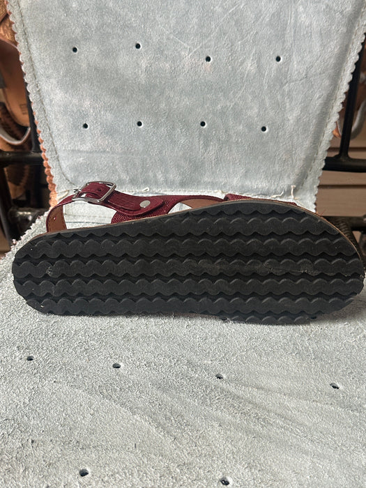 Burgundy Stingray /  Mantarraya Completa Cruzado Huarache