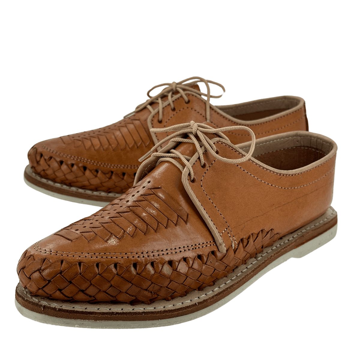 Lifeoutdoor Men\'s Leather Lace-Up woven huarache styleShoes - Brown 8.5 width EE il_fullxfull.5424297138_mfu9.jpg main image 2