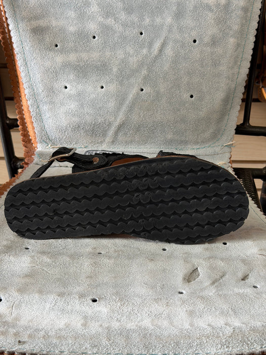 Black Pirarucu Cruzado Huarache