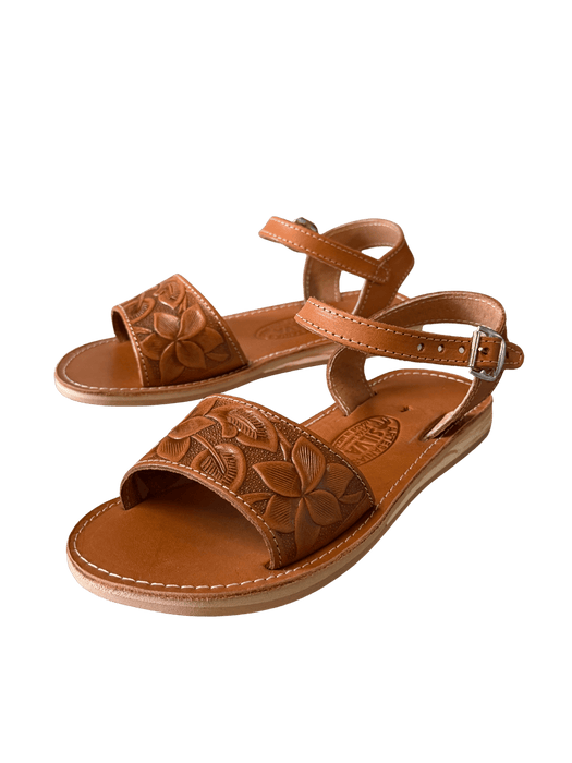 Huarache de Pulsera - Nuez Luna Printed Flowers