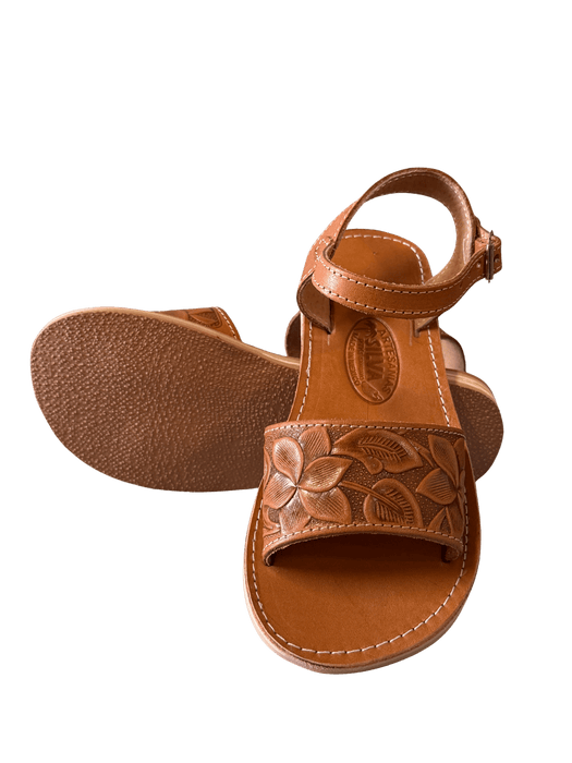Huarache de Pulsera - Nuez Luna Printed Flowers