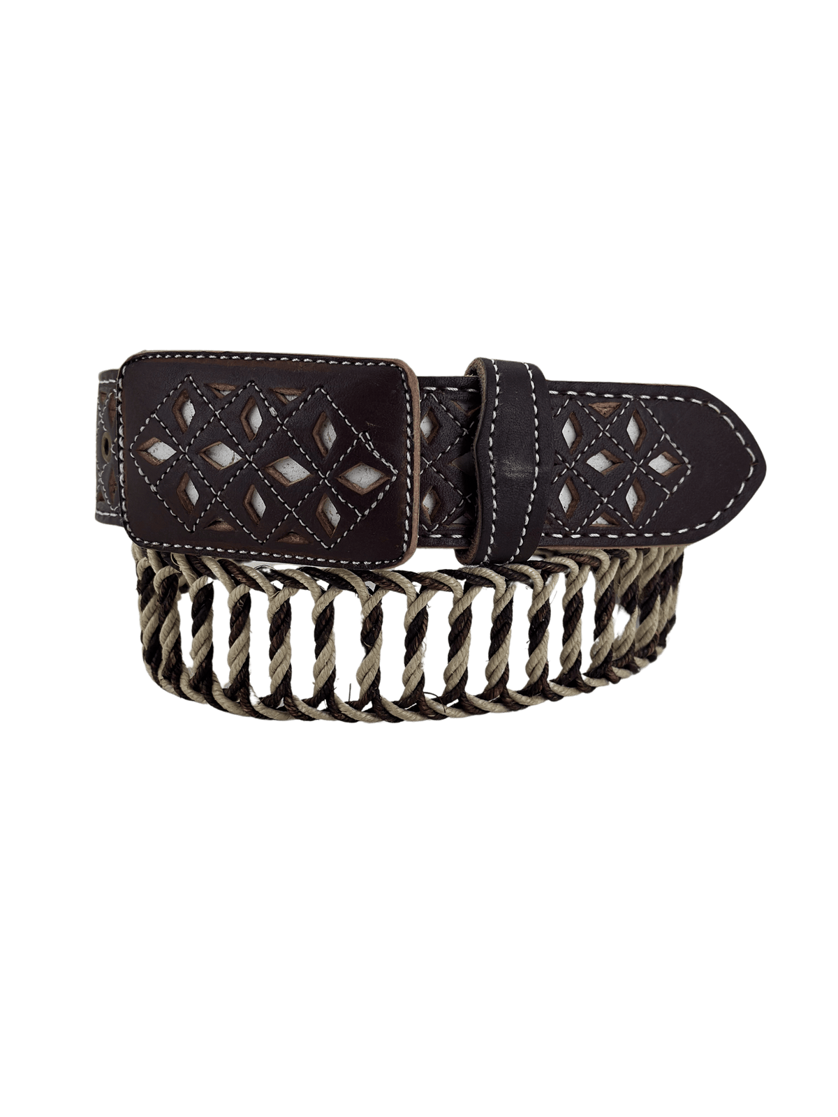 Mountain Horse MX multicolored leather rope belt MX Colored American Bull Rope 3/4 main image 3