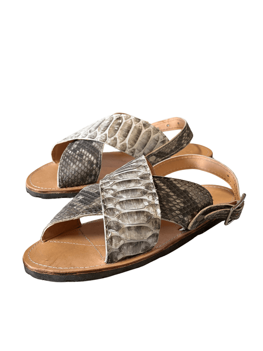 Natural Python Cruzado Huarache