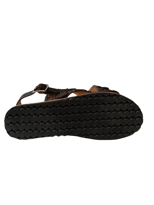Brown Pirarucu Cruzado Huarache