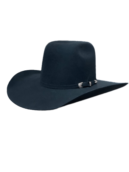 20X Morcon Black Arizona Wool Felt Cowboy Hat
