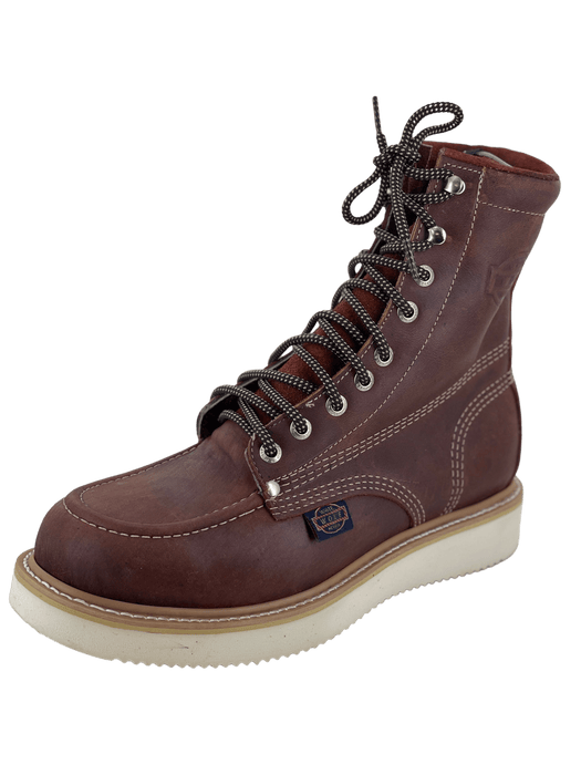 Rugged Brown 8" Mil Rayas Work Boot