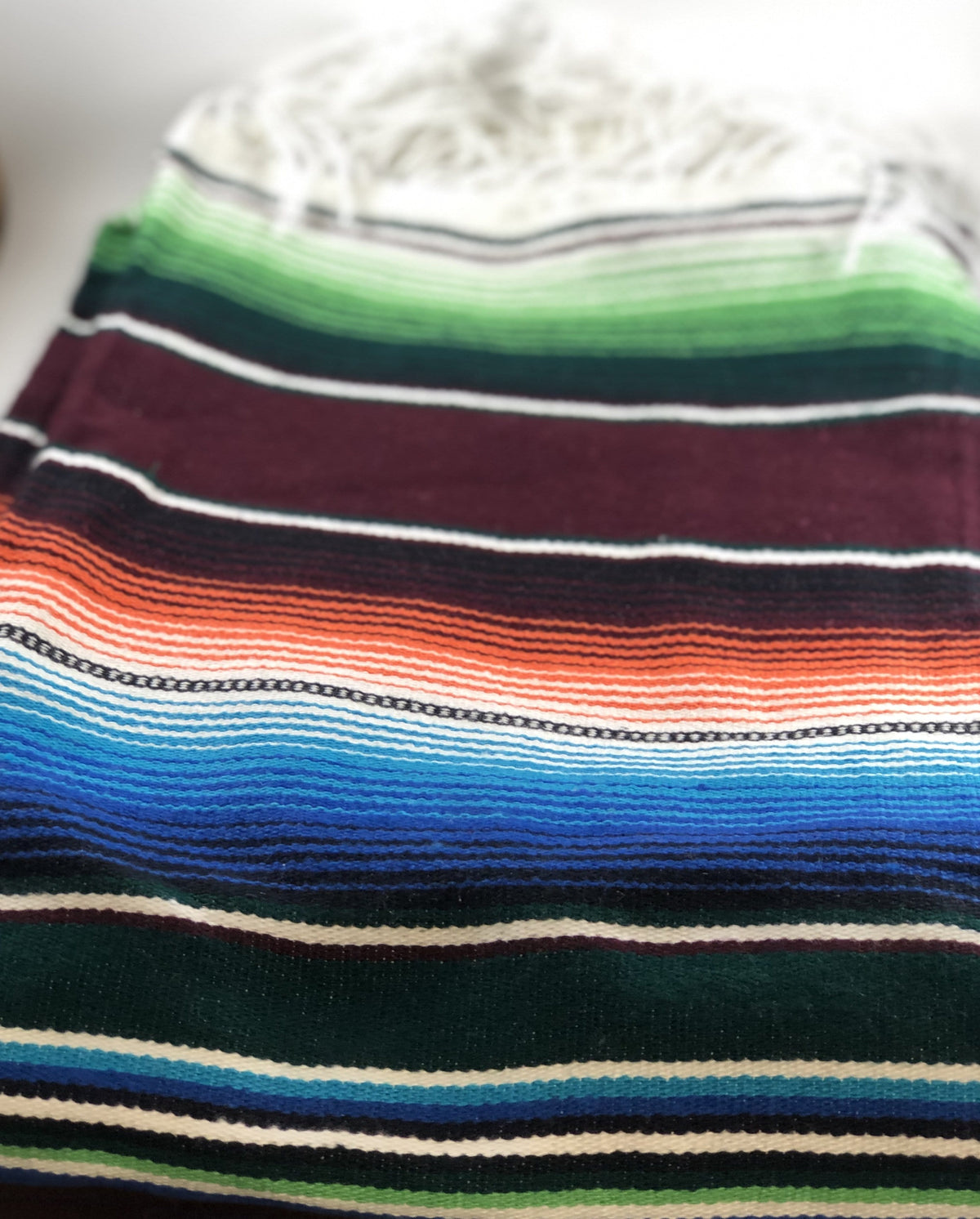 Sarape Examples Burgundy Large Sarape Saltillo — Rodeo Durango Brand Corp.
