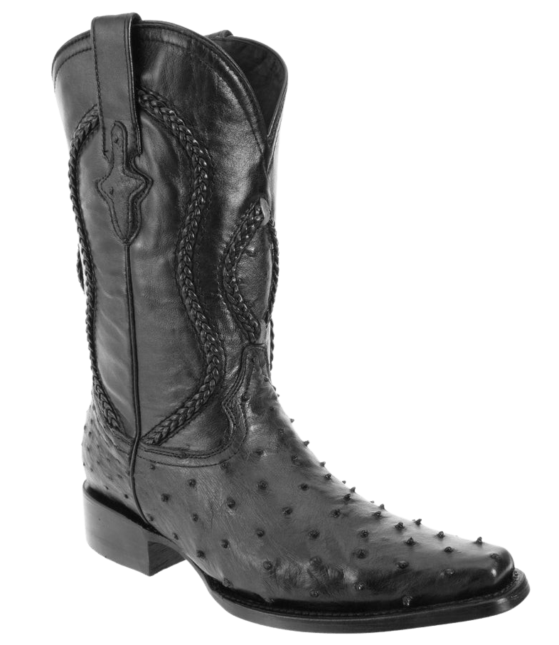 El General Rodeo Boot- Imit Avestruz -  Brown 44665