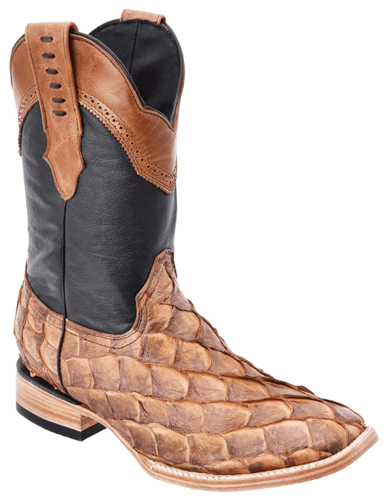 Orix Square Toe Pirarucu Leather Boot
