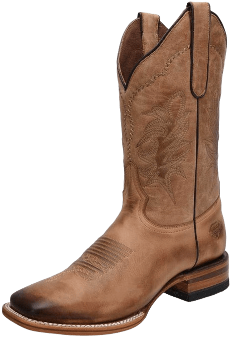Sand Napa Leather Square Toe Rodeo Boot