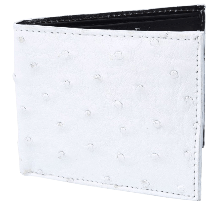 Texas Wallet Western Bifold Ostrich Black Checkbook Texas Wallet Western Bifold Ostrich Black Checkbook