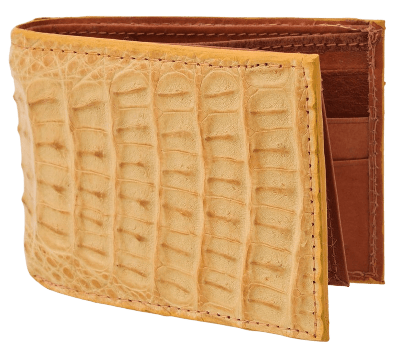 Mantequilla Bifold Crocodile Leather Wallet