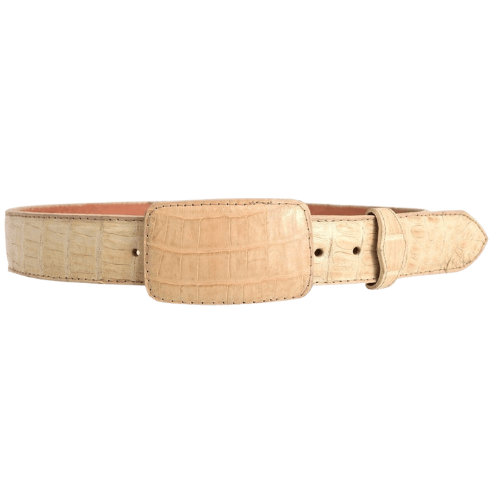 Men's 1 1/2” Orix Crocodile / Caiman Leather Belt