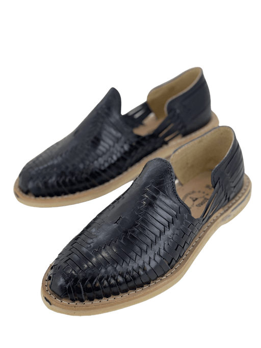 Black huaraches for 2024 sale