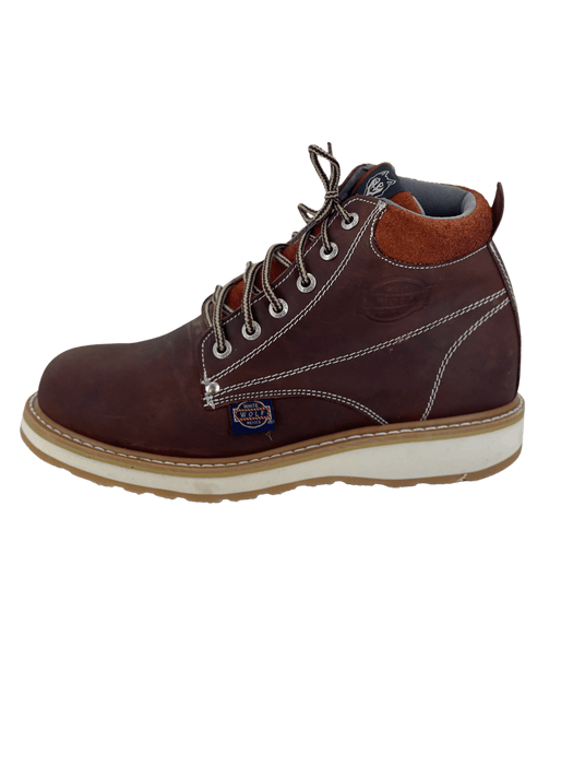 Rugged Brown 6” Double Density (Plain Front) Work Boot
