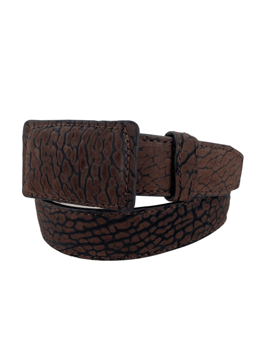 Brown Cuello de Toro Leather Belt