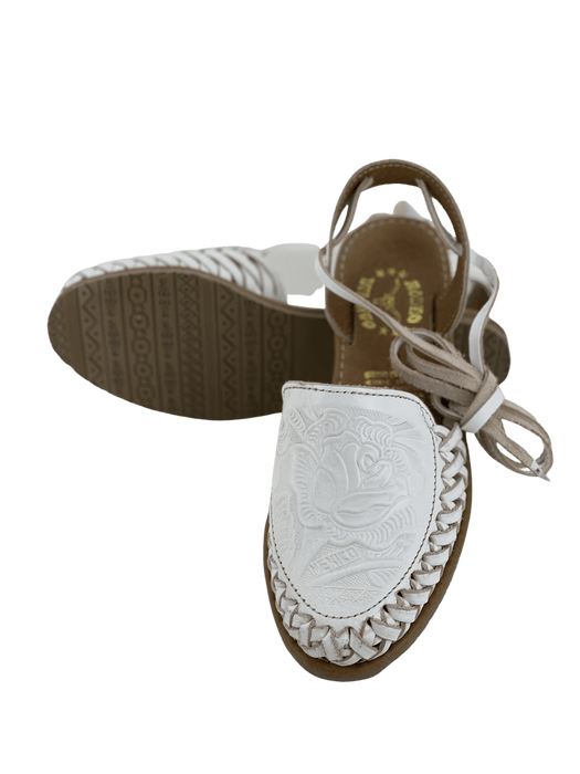 White and rose gold 2025 huaraches