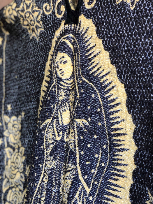 Gold and Brown Virgen de Guadalupe Poncho/Gaban