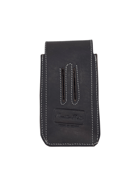 Brown Horse Head Piteado Leather Phone Case